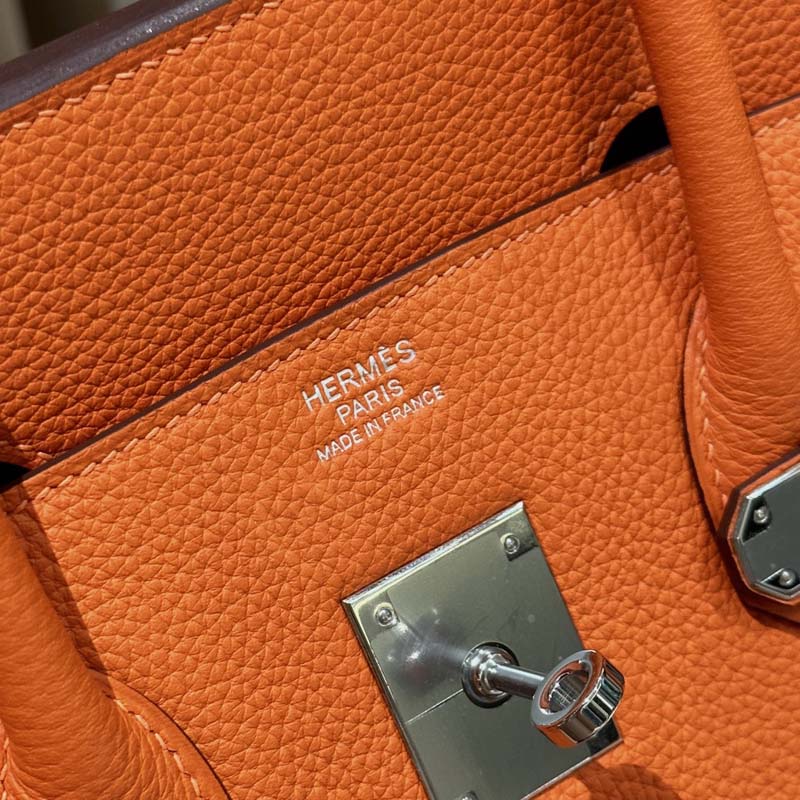 Elegant Hermes Birkin Bag Replica in Hermes Birkin 35 Orange 