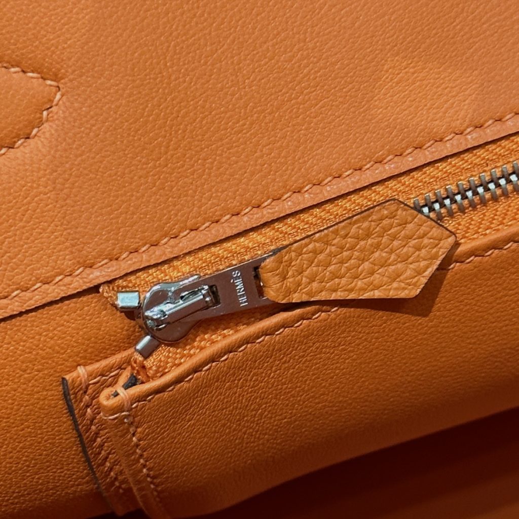 Elegant Hermes Birkin Bag Replica in Hermes Birkin 35 Orange 