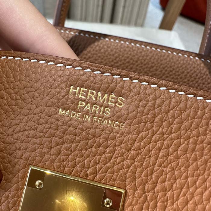 Elegant Hermes Birkin Bag Replica in Hermes Birkin 35 Gold 