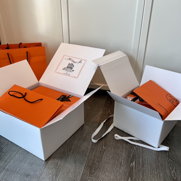 Elegant Hermes Birkin Bag Replica in Hermes Handbags Boxes Packaging 