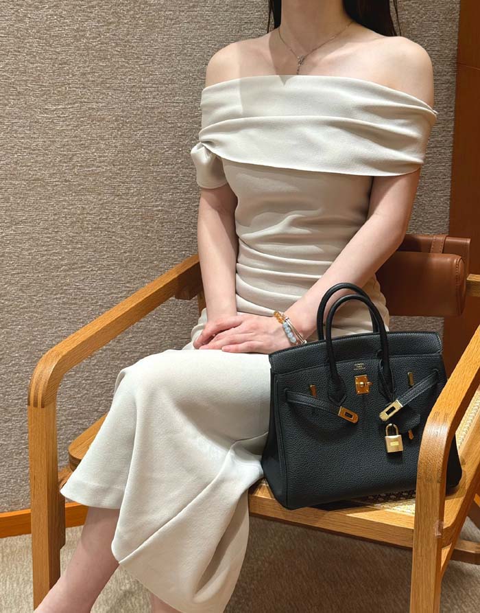 Elegant Hermes Birkin Bag Replica in Hermes Birkin 30 Black Replica 