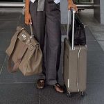 Replica Hermes Kelly 50 Voyage oversized travel bag for weekend trips