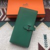 Hermes Malachite Epsom Bearn Long Wallet