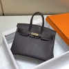 Hermes Birkin 35CM Clemence Leather Ebene