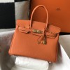 Hermes Birkin 35CM Clemence Leather Orange