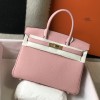 Hermes Birkin 35CM Clemence Leather Pink