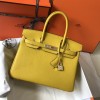Hermes Birkin 35CM Clemence Leather Yellow