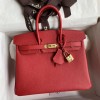 Hermes Birkin 25CM 30CM 35CM Epsom Leather Red