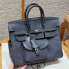 Hermes Birkin Cargo 25 Girs Misty Swift And Canvas PHW