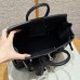 Hermes Birkin Cargo 25 Black Swift And Canvas PHW