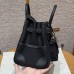 Hermes Birkin Cargo 25 Black Swift And Canvas PHW