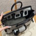 Hermes Birkin Cargo 25 Ecru Swift And Canvas PHW