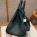 Hermes Birkin Cargo 25 Vert Moyen Swift And Canvas PHW