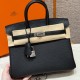 Hermes Birkin 25CM Clemence Leather Black PHW