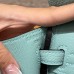 Precise replica of the Hermes silver-tone padlock and keys for the best replica Blue Atoll Birkin 25.