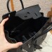 Hermes Birkin 25 in Black Epsom Leather PHW