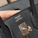 Hermes Birkin 25 in Black Epsom Leather PHW