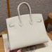 Hermes Birkin 25 in Craie Epsom Leather GHW