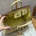 Hermes Birkin 25 in Jaune Poussin Epsom Leather GHW