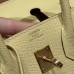 Hermes Birkin 25 in Jaune Poussin Epsom Leather GHW