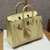 Hermes Birkin 25 in Jaune Poussin Epsom Leather GHW