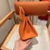 Hermes Birkin 25 in Orange Epsom Leather PHW