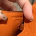 Hermes Birkin 25 in Orange Epsom Leather PHW