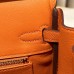 Hermes Birkin 25 in Orange Epsom Leather PHW