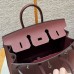 Hermes Birkin 25 in Rouge H Epsom Leather PHW