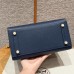 Hermes Birkin 25 in Blue Saphir Epsom Leather GHW