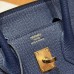 Hermes Birkin 25 in Blue Saphir Epsom Leather GHW