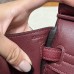 Precise replica of the Hermes silver-tone padlock and keys for the best replica Rouge H Birkin 25.