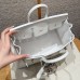 Hermes Birkin 25 in Swift Leather White