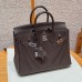 Hermes Birkin 25 in Swift Leather Chocolate