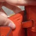Hermes Birkin 25 in Swift Leather Feu