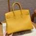 Hermes Birkin 25 in Swift Leather June Mango