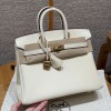 Hermes Birkin 25 in Swift Leather Nata