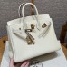 Hermes Birkin 25 in Swift Leather Nata Hermes Birkin 25 in Swift Leather Nata