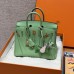 Hermes Birkin 25 in Swift Leather Vert Criquent