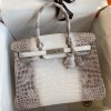 Hermes Himalayan Birkin 25 Niloticus Crocodile Skin