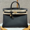 Hermes Birkin 40cm Bag in Black Togo Leather GHW