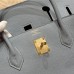 Hermes Birkin 40cm Bag in Blue Lin Togo Leather GHW