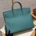 Hermes Birkin 40cm Bag in Malachite Togo Leather PHW