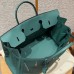 Hermes Birkin 40cm Bag in Malachite Togo Leather PHW