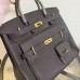 Hermes Birkin HAC 40 Multipocket in Ebene Togo Leather PHW