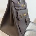 Hermes Birkin HAC 40 Multipocket in Ebene Togo Leather PHW