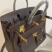 Hermes Birkin HAC 40 Multipocket in Ebene Togo Leather PHW