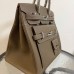 Hermes Birkin HAC 40 Multipocket in Etoupe Togo Leather PHW