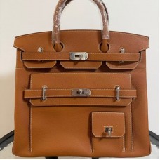 Replica Hermès Birkin HAC 40 Multipocket Travel Bag Gold Togo Calfskin Palladium Hardware Replica Hermès Birkin HAC 40 Multipocket Travel Bag Gold Togo Calfskin Palladium Hardware