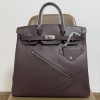 Hermès Birkin 40 HAC Rock Ebene Evergrain Palladium Hardware